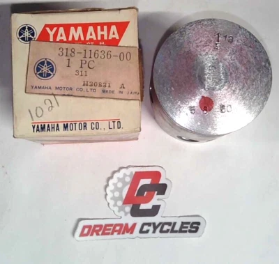 NOS GENUINE YAMAHA 1972 AT2M 1973 ATMX 2ND O/S PISTON 318-11636-00-00 VINTAGE Foto 1 de 2