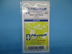 PIKESTUFF N SCALE STRUCTURE PARTS - ROOF TOP VENTS - Picture 1 of 2