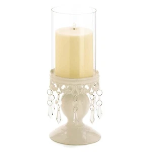 HOME LIGHTING DECOR VICTORIAN HURRICANE CANDLE STAND - Picture 1 of 2