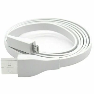 White USB Cable for Logitech UE Boom/Megaboom/Ultimate Ears MEGABLAST Speaker - Picture 1 of 4