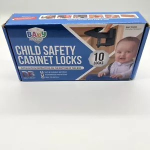 Serrature per Armadio a Prova di Bambini Chiusure di Sicurezza per Bambini Adesivo Invisibile Confezione da 10 - Foto 1 di 5