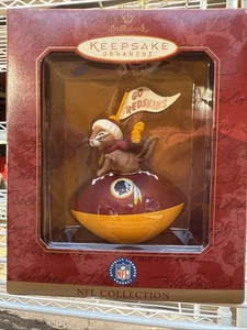Hallmark Keepsake Ornament 1999 NFL Washington Redskins Football NIB - Picture 1 of 4
