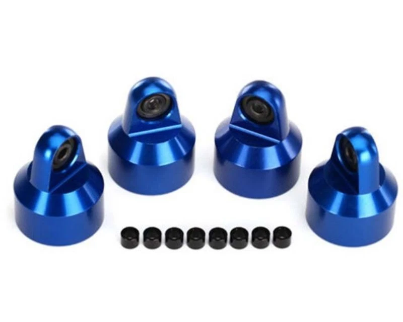 Traxxas 7764A Shock Caps Blue Aluminum  For X-Maxx/ XRT - Image 1 of 1