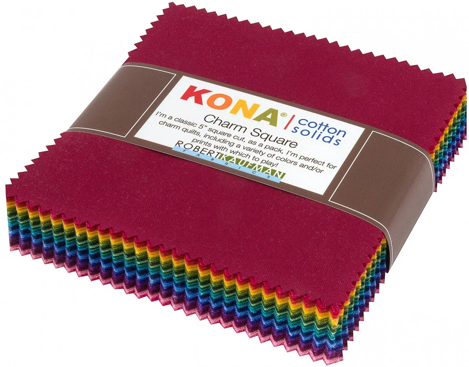 CHS-694-85 - 5in x 5in - Kona Cotton Solids - Dark Colorstory - 85pcs Charm Pack - Image 1 of 1