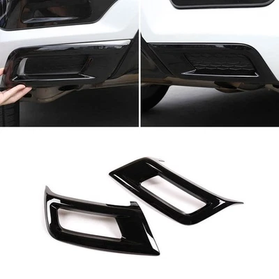 Pair Rear Bumper Tail Throat Exhaust Pipe Cover For LR Discovery Sport 2020-2022 - Image 1 of 4