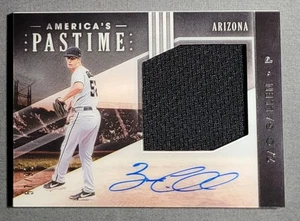2020 Panini Chronicles Zac Gallen America's Pastime Relic Auto /99 - Picture 1 of 3