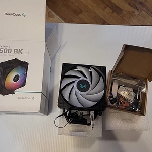 GAMMAXX Deep Cool AG500 BK ARGB CPU Air Fan Cooler Black New Complete - Picture 1 of 5