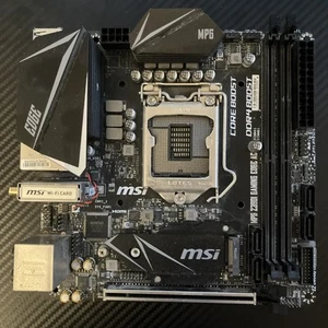 MSI MPG Z390i Gaming Edge AC LGA1151 DDR4 SDRAM Intel Z390 Motherboard - Afbeelding 1 van 2
