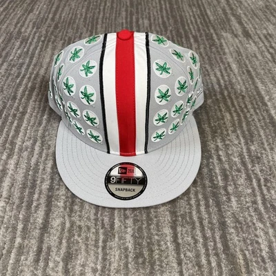 Ohio State Buckeyes шляпа крышка Snap назад один размер серый красный NCAA футбол New Era - Изображение 1 из 4