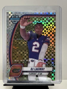 2024 DJ Lagway Bowman University Chrome X-Fractor #63 (RC) - Florida Gators - Imagen 1 de 2