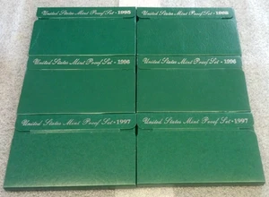 (6) US PROOF SETS IN OGP (2) 1995, (2) 1996, & (2) 1997 (3059) - Picture 1 of 4