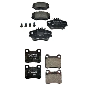 Hella Front Rear Low-Met Disc Brake Pads Kit For Mercedes Benz W202 C220 - Picture 1 of 1