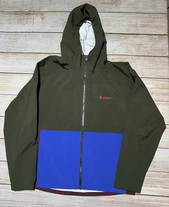 Cotopaxi Cielo Regenjacke Herren Large Grün Colorblock Langarm Kapuze Reißverschluss - Bild 1 von 8