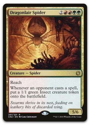 Dragonlair Spider #201 (LP) Conspiracy Take the Crown CN2 Magic MTG - Image 1 of 2