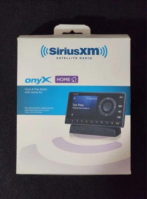 Radio Satelital Sirius XM Onyx Dock and Play con Kit Hogar Modelo XDNX1H1 Nuevo en Caja Foto 1 de 4
