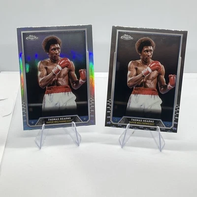 2024 Topps Chrome Boxing #24 THOMAS HEARNS SILVER REFRACTOR SP & Base - Image 1 of 4