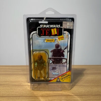 Figura 65 reverso Star Wars Weequay Return of the Jedi (ROTJ) con cubierta - 1983 Foto 1 de 4