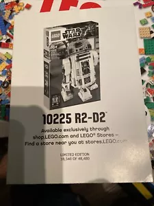 Commemorative Lego STAR WARS 10225 R2-D2 Poster NEW Never Opened #18540 Of 48480 - Picture 1 of 1