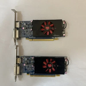 LOT OF 2 AMD Radeon HD 7570 1GB GDDR5 DVI DP HIGH PROFILE Video Card C334 - Picture 1 of 12