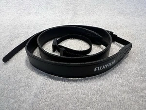 Fujifilm OEM Black Pleather 54"x3/4" Camera Neck/ Shoulder Strap. Lightly Used - Picture 1 of 5