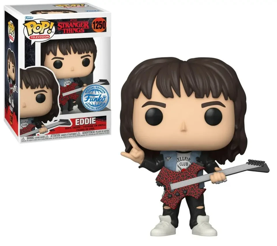 Stranger Things Eddie Munson with Guitar Pop! Vinyl — 第 1/1 张图片