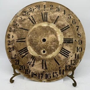 Antique 19th Century William Gilbert Metal Clock Face Winsted Connecticut  - Picture 1 of 5