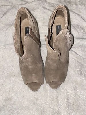 Cuña de cuero tostado Steven By Steve Madden Samaraa talla 8 Foto 1 de 4