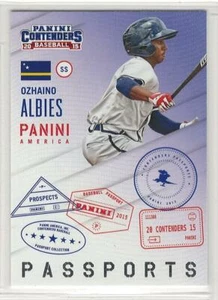 Ozhaino "Ozzie" Albies 2015 Panini Contenders Passports #16 Insert - Picture 1 of 1