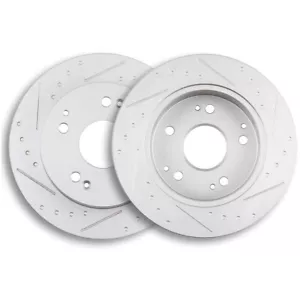 2Pcs Rear Brake Rotors For 1997-2001 Acura Integra Type R 1998-02 Honda Accord - Picture 1 of 1
