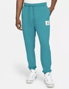 Nike Air Jordan Men's Flight Essentials Statement Pants Teal sz Large DA9812-474 - Picture 1 of 3