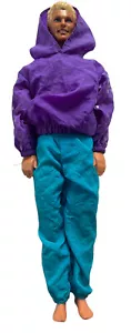 Mattel Rappin Rockin KEN Puppe blonde Haare lila blau Outfit ohne Schuhe Vintage - Bild 1 von 5