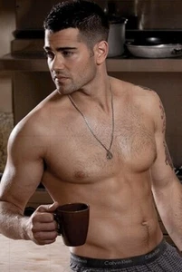 JESSE METCALFE - Large 12" x 8" Colour Bare Chested Muscular Photograph - Picture 1 of 1