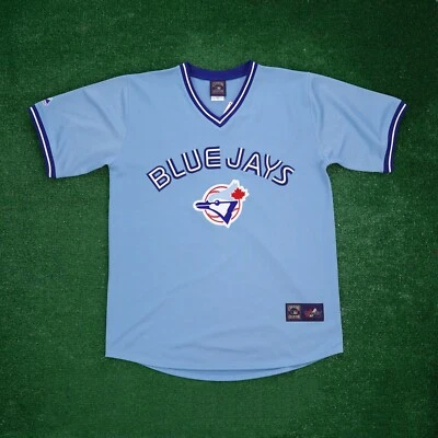Toronto Blue Jays 1993 Blue Cooperstown Throwback Men's Jersey - Image 1 of 4