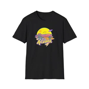 Arizona UFO Sunset Unisex Softstyle T-Shirt - Picture 1 of 25
