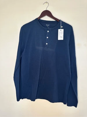 Henley Hartford para hombre azul marino talla pequeña Foto 1 de 4