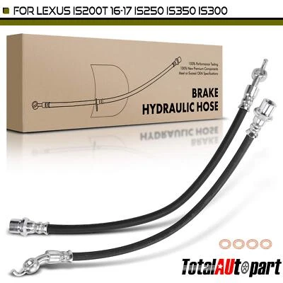 2x Manguera hidráulica de freno para Lexus IS200T 2016-2017 IS250 IS350 trasera izquierda y derecha Foto 1 de 4