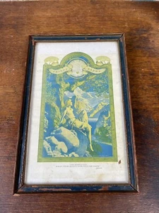 Original Maxfield Parrish 1917 Dawn and Light is Fled Edison Mazda Magazine Ad - Picture 1 of 9
