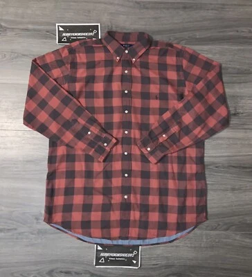 POLO RALPH LAUREN Men’s Big & Tall Red Plaid Check Soft Button-Down Shirt - Image 1 of 4