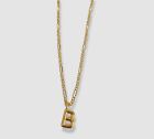 $46 BaubleBar Women's Gold Fiona Initial "B" Pendant Necklace