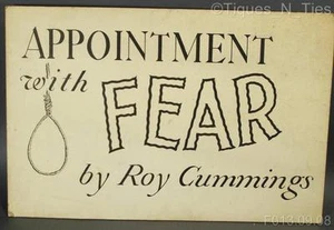 1950s Appointment with Fear Classic BBC Radio Horror Promo Sign Cunningham (GG) - Picture 1 of 2