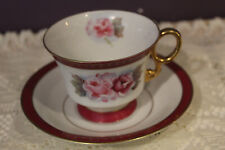 JAPANESE SHAFFORD HAND DECORATED TEA CUP AND SAUCER