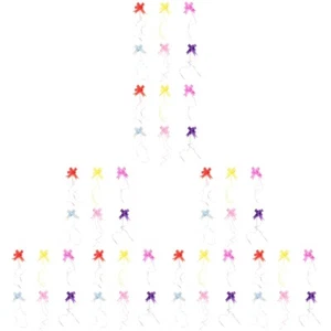 8 Count Hochzeitsauto-Dekorationsbogen Glänzender Schleifenknoten - Bild 1 von 12