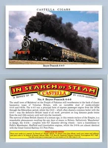 Beyer Peacock 4-4-0 #6 In Search Of Steam 1992 Castella Cigarette Card - Picture 1 of 1