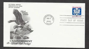 #O159 37c Official Mail - Great Seal - ArtCraft FDC Coil Single - Picture 1 of 2