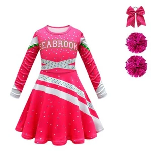 Zombies Costume for Kids Girls Addison Cheerleader Costumes Dress for Hallowe... - Picture 1 of 4