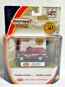2002 Matchbox Collectibles 50 Years 2000 Chevrolet Suburban Fire NIB, RARE, 1/64 - Picture 1 of 2