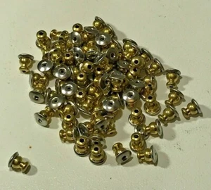 100 pendientes de bala vintage tapones de oro joyería hallazgos artesanales - Imagen 1 de 1