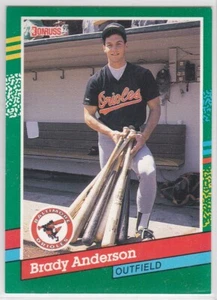 M) 1991 Donruss Baseball Trading Card - Brady Anderson #668 - Picture 1 of 2