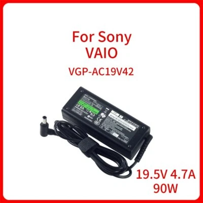 19.5V 4.7A 90W Adapter Charger For Sony VAIO VGP-AC19V20 VGP-AC19V29 VGP-AC19V31 - image 1 of 4