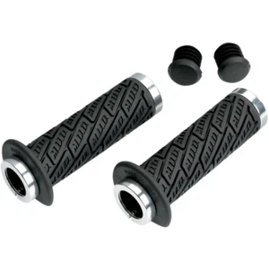Moose Racing ODI ATV 7/8 120mm Lock On Handlebar Grips Black - Picture 1 of 3